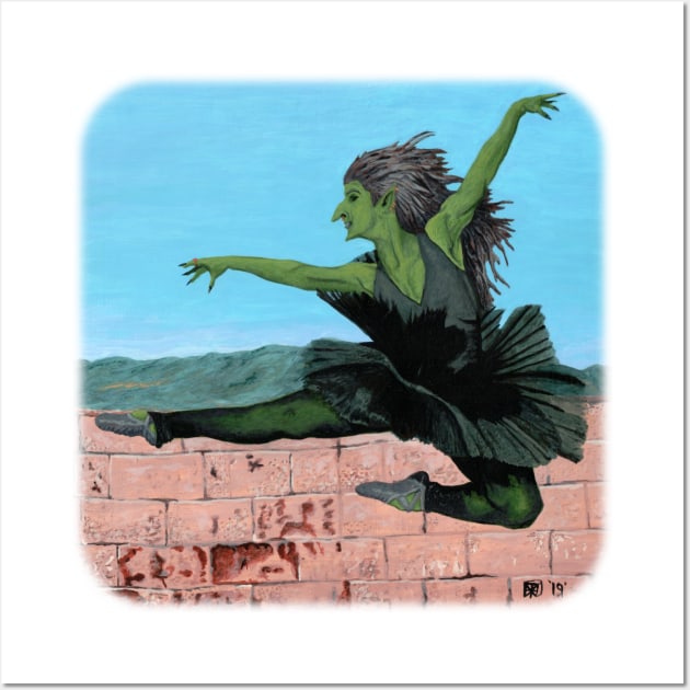 Fairy Tale Goblins Dancing Wall Art by Helms Art Creations